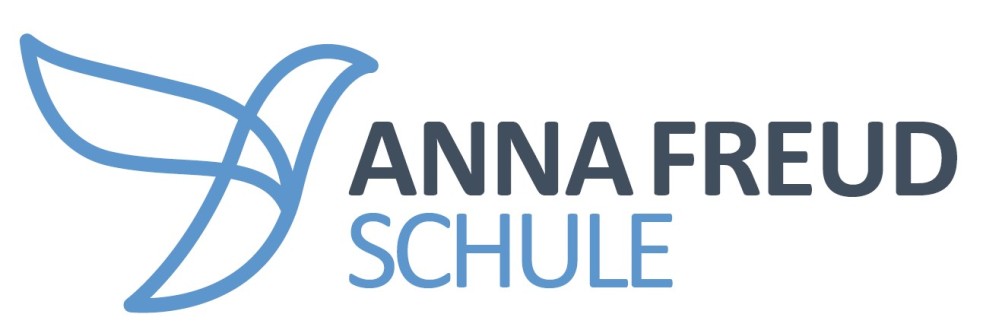 Collage Logo LVR-Anna-Freud-Schule, Portrait Anna Freud, Logo Starke Schule